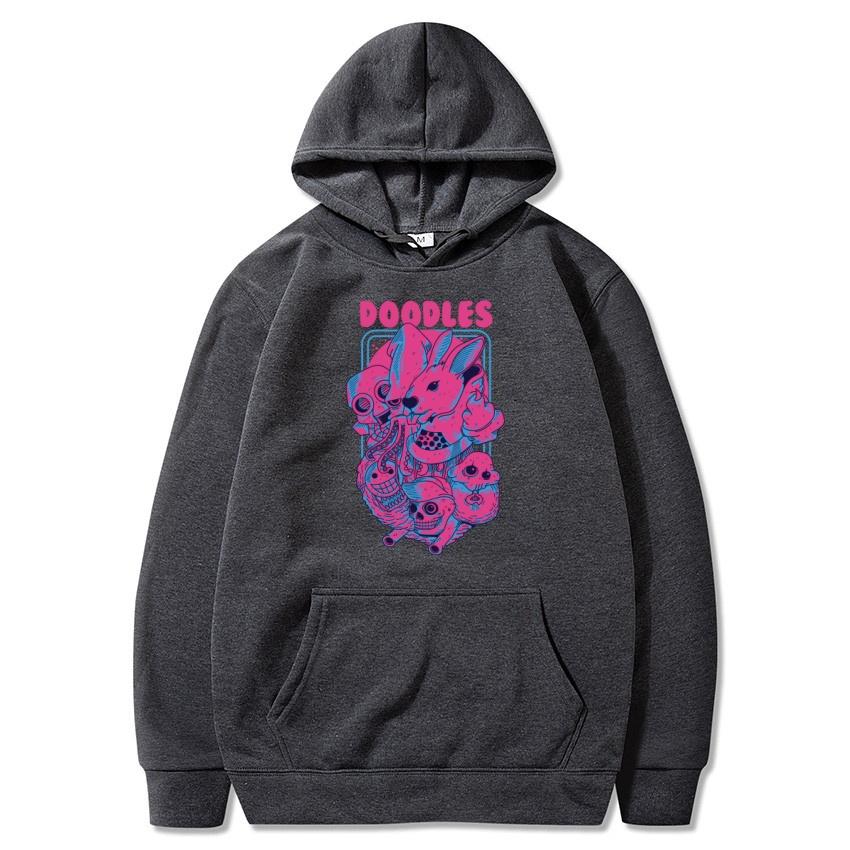 Funny Autumn And Winter Fleece Hoodie Street Fashion Harajuku Pullover, Men's and Women's Casual Long Sleeved Warm Hoodie