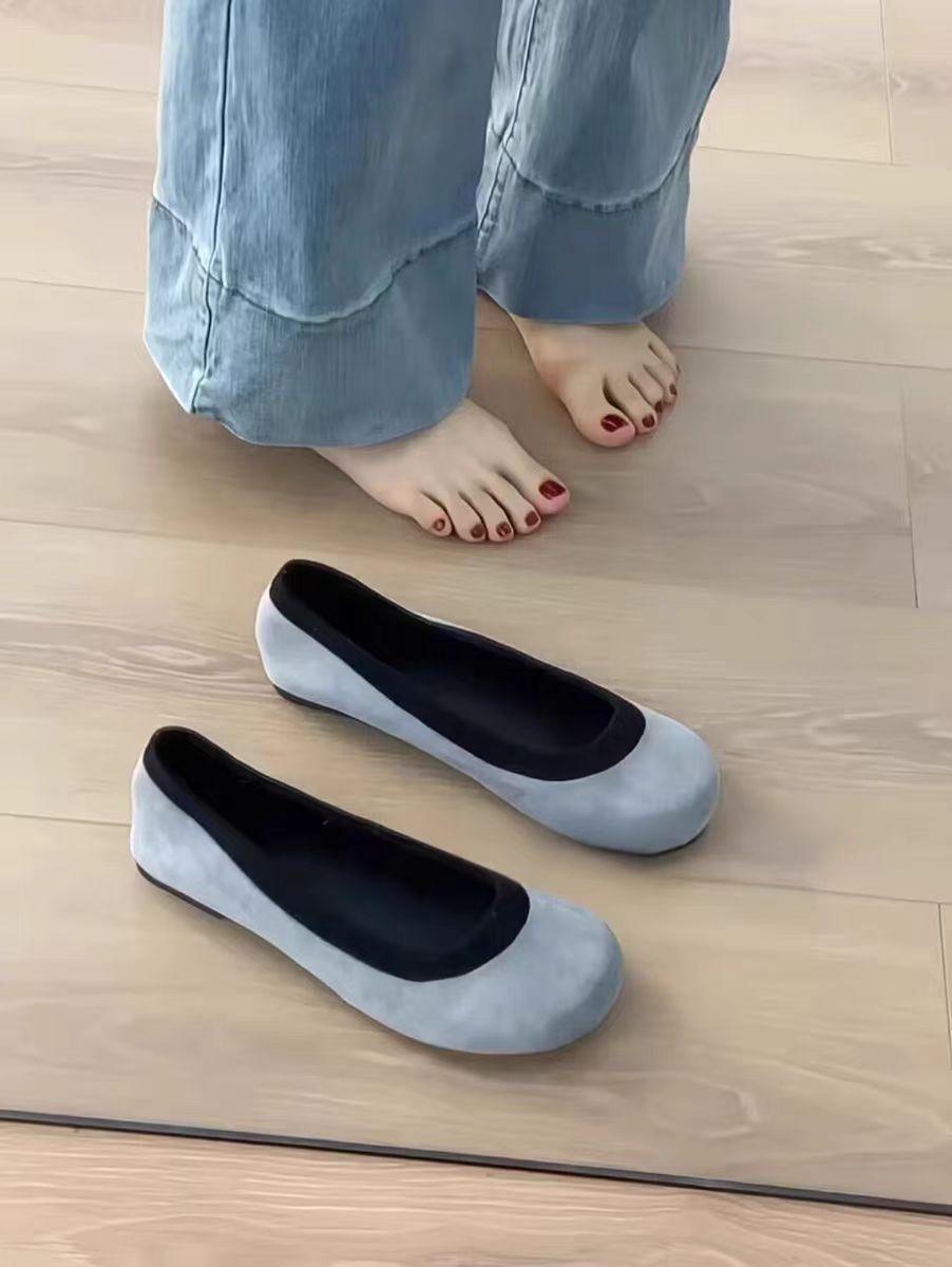 

Летние женские туфли на мягкой подошве из замши с леопардовым принтом 2024 г. 38 синий