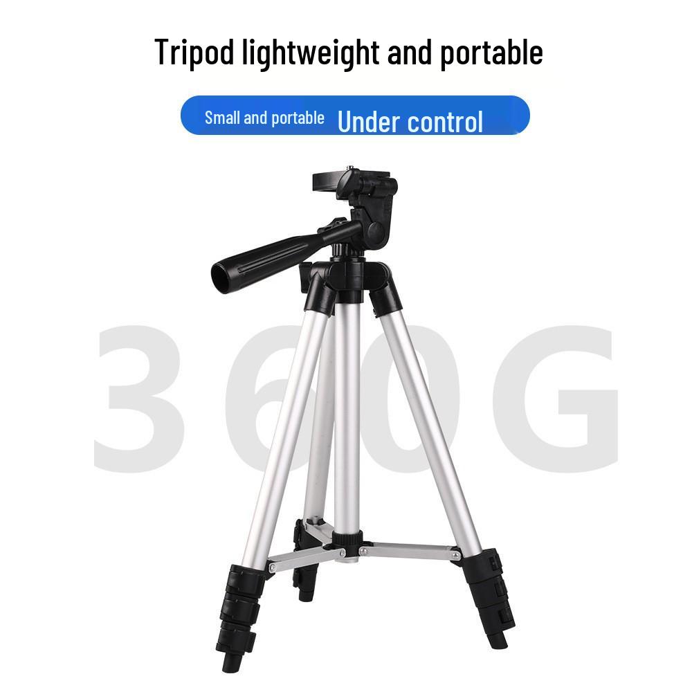 Aluminum Mobile Phone Holder & Projector Stand with Remote Control Tripod for Outdoor Shooting & Live Streaming