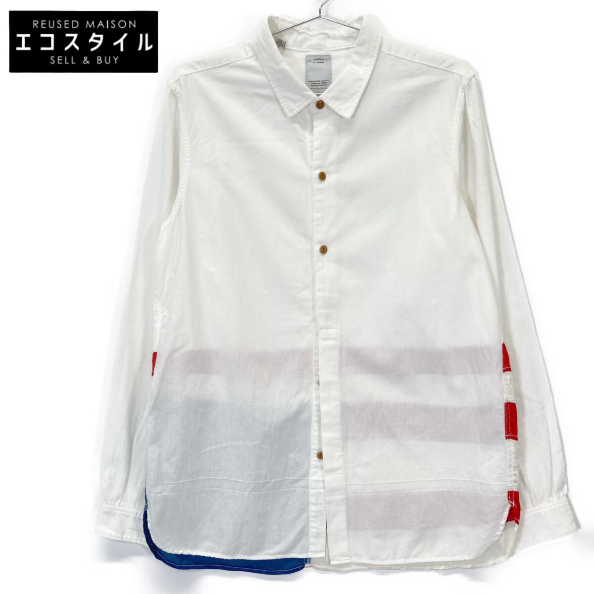 

VISVIM Stars and Stripes Print Shirt tops 1 whiteUsed