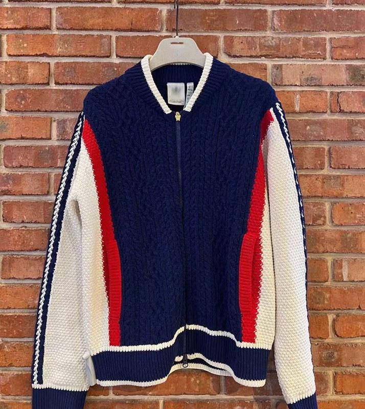 Cardigan casual in maglia unisex a tre strisce - Stile Primavera & Inverno