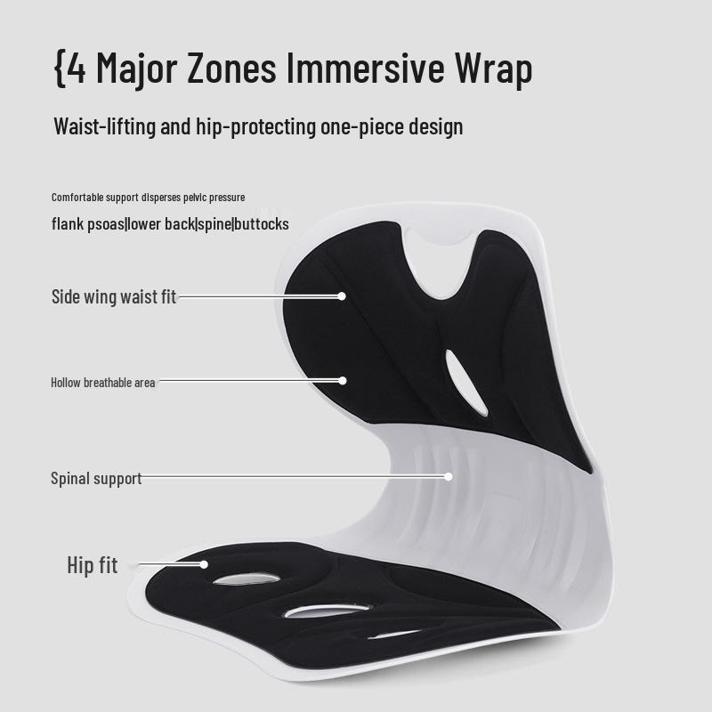 Ergonomic Posture Seat Cushion with Waist and Hip Support