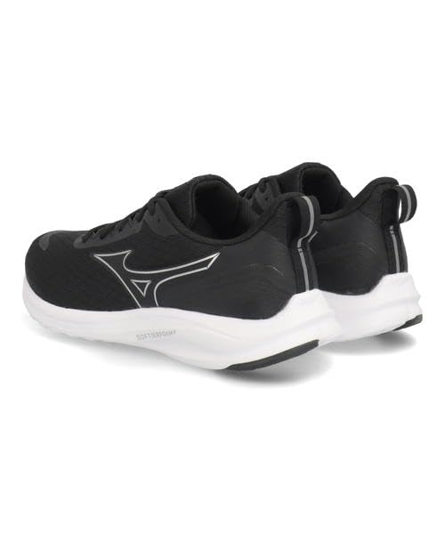 Mizuno Esperanzer 2 Running Shoes, Black/Silver, Size 24.0 Cm, 4E, for Jogging, Training, Sports, Indoor Use, Commuting, and Exercise