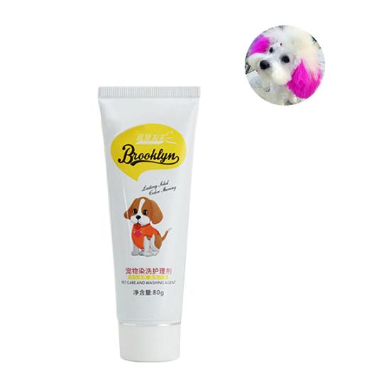 

80 г красители для волос для домашних собак, кошек, животных, красящие пигментные агенты, поставки