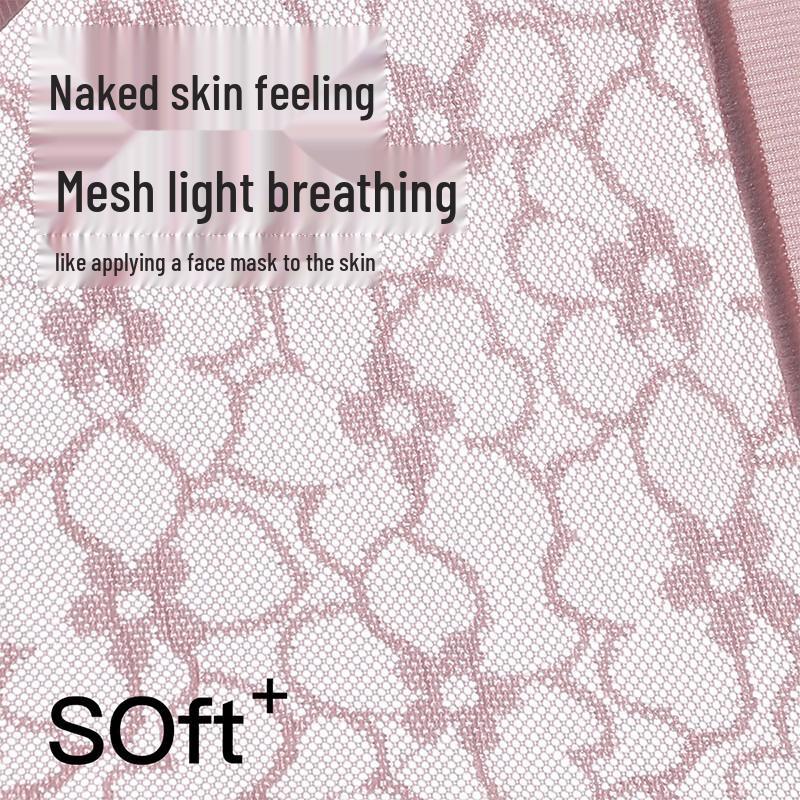 Fenteng Women's High-Waist Silk Blend Lace Briefs 3-Pack