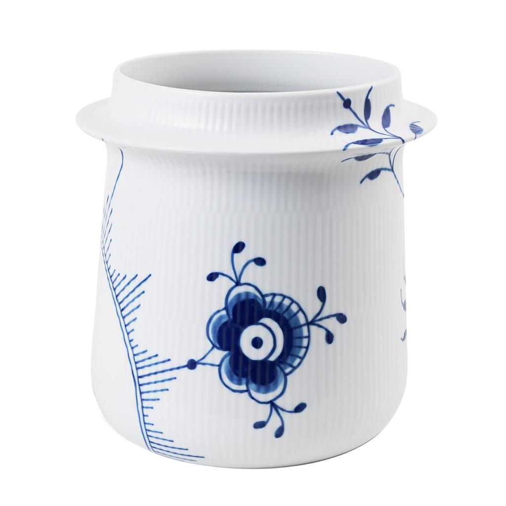 [Officially Imported] Royal Copenhagen Blue Fluted Mega Wine Cooler, Perfect for Weddings and Gifts, 1073144