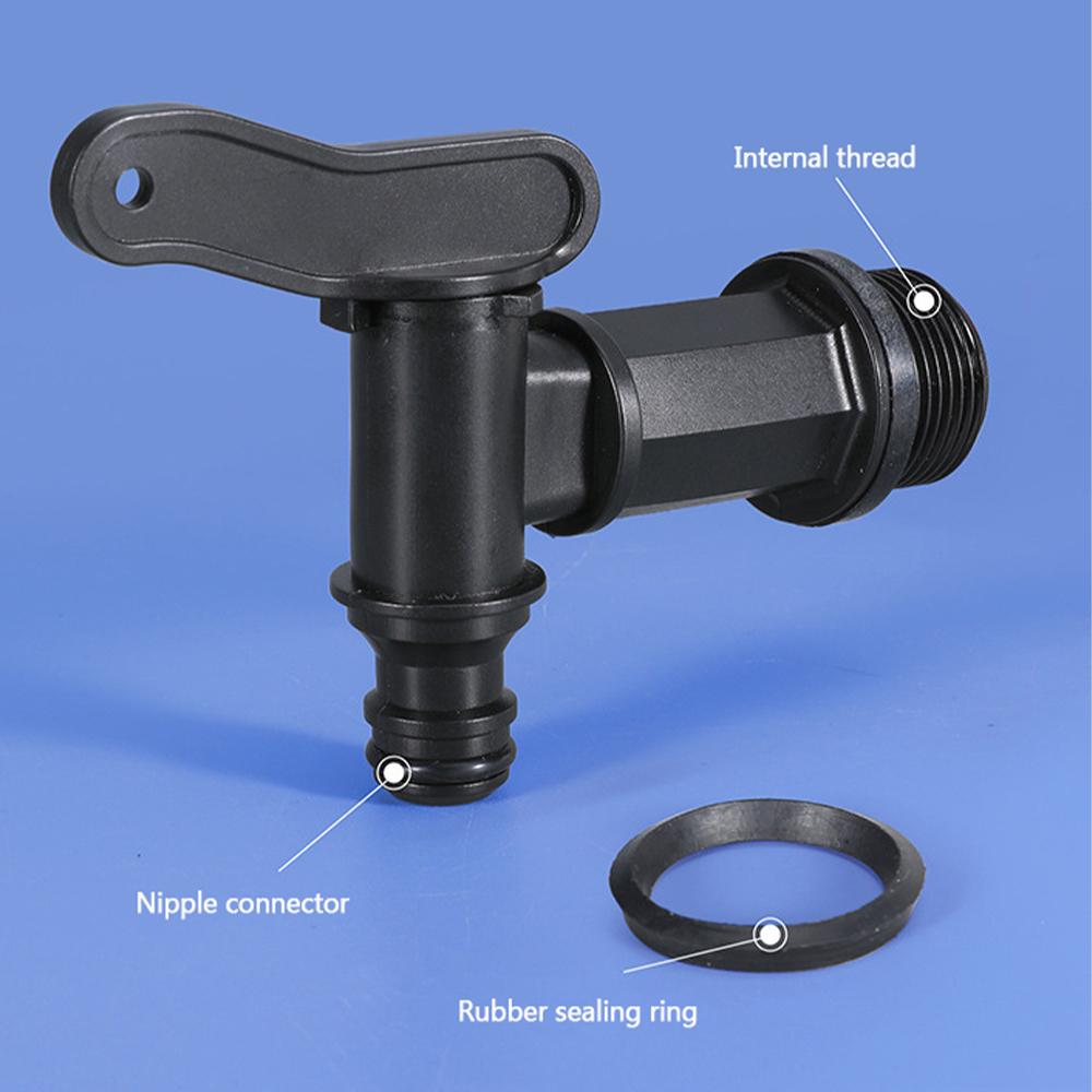 Rainwater Drum Container Spigot High Faucet for Garden Effortless Installation Rain Valve System Versatile Outdoor Accessory