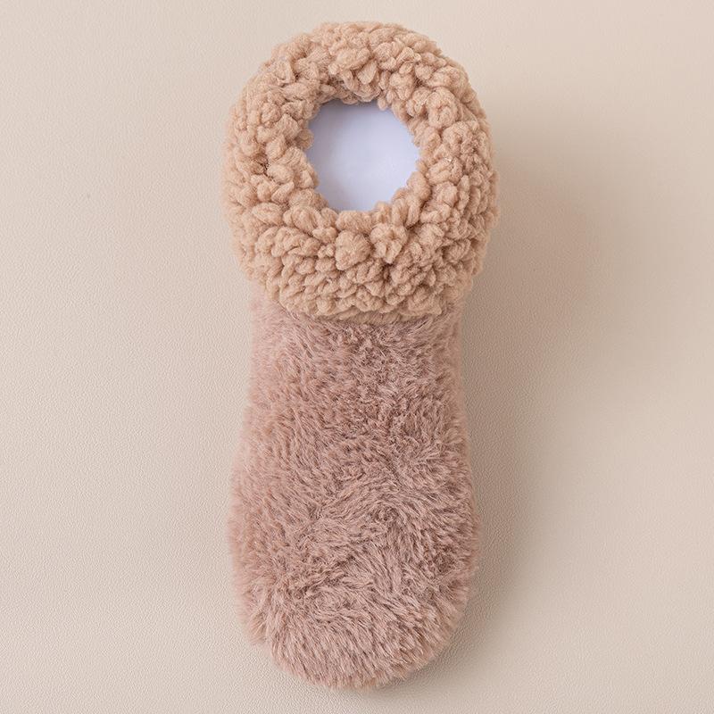 1/10 Pairs Autumn and Winter Coral Fleece Warm Floor Socks Home Cute Sweet Ladies Plus Fleece Socks