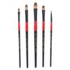 5 Pcs Nylon Hair Painting Brush Set Professional Painting Kits Round Pointed Tip Paintbrushes with Synthetic Nylon Tips
