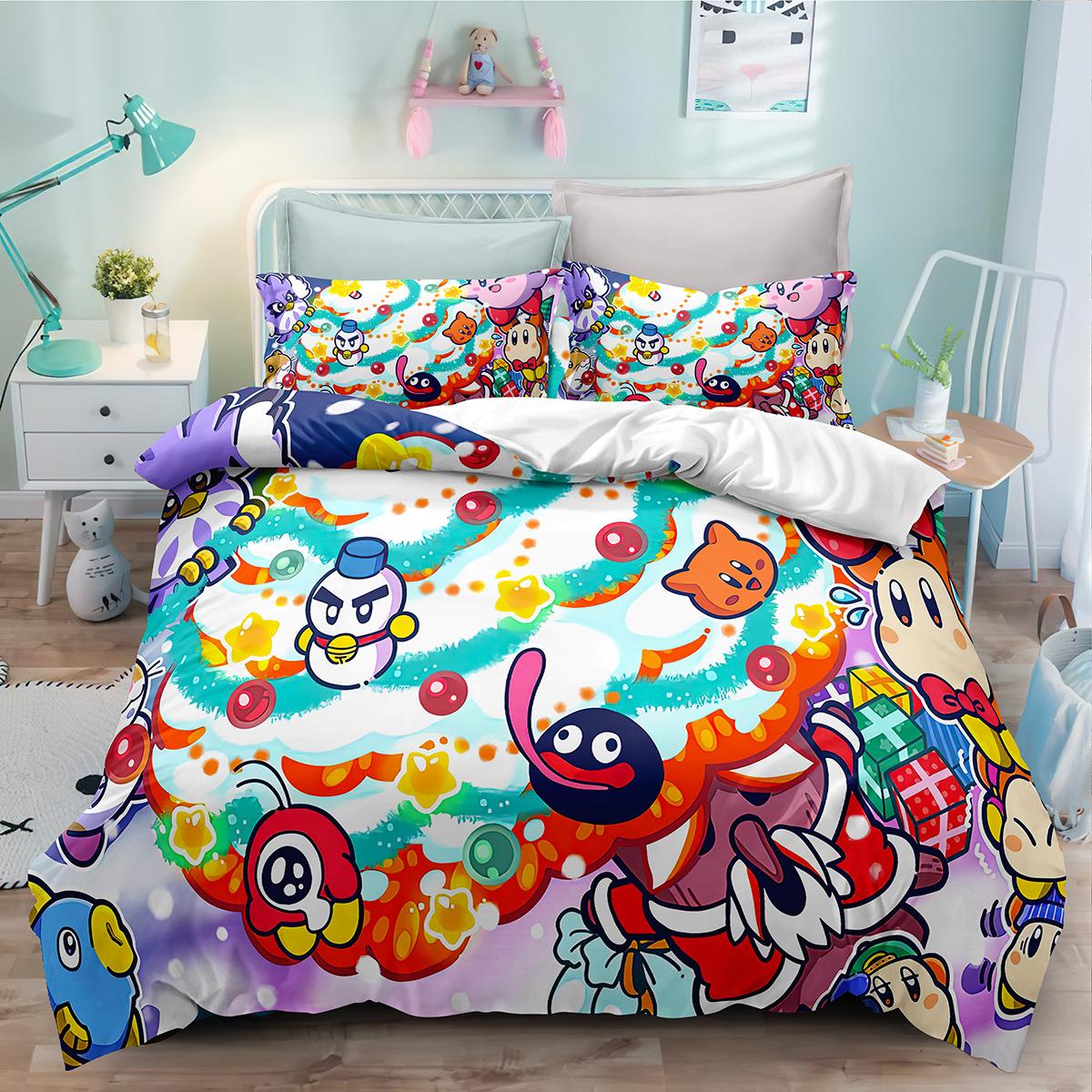 

Модная технология печати, 3D цифровая печать, постельное белье, пододеяльники, наволочки, комплекты из трех предметов 70 * 133 two-piece set