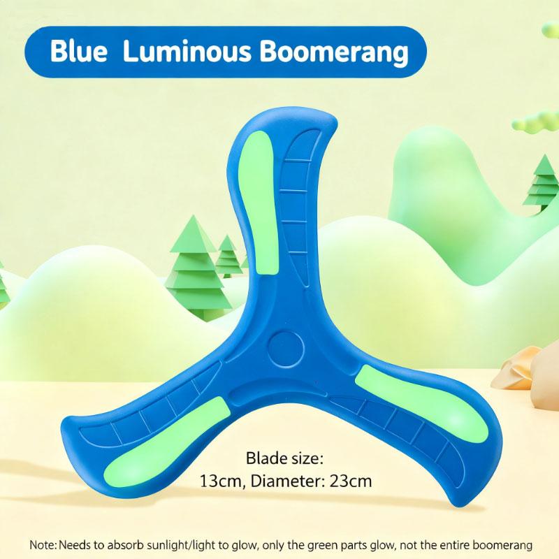 Children's Outdoor Sport Soft EVA Boomerang Flying Disc Hand Throw Spinner Interactive Parent-Child Game Decompression Toy Gifts