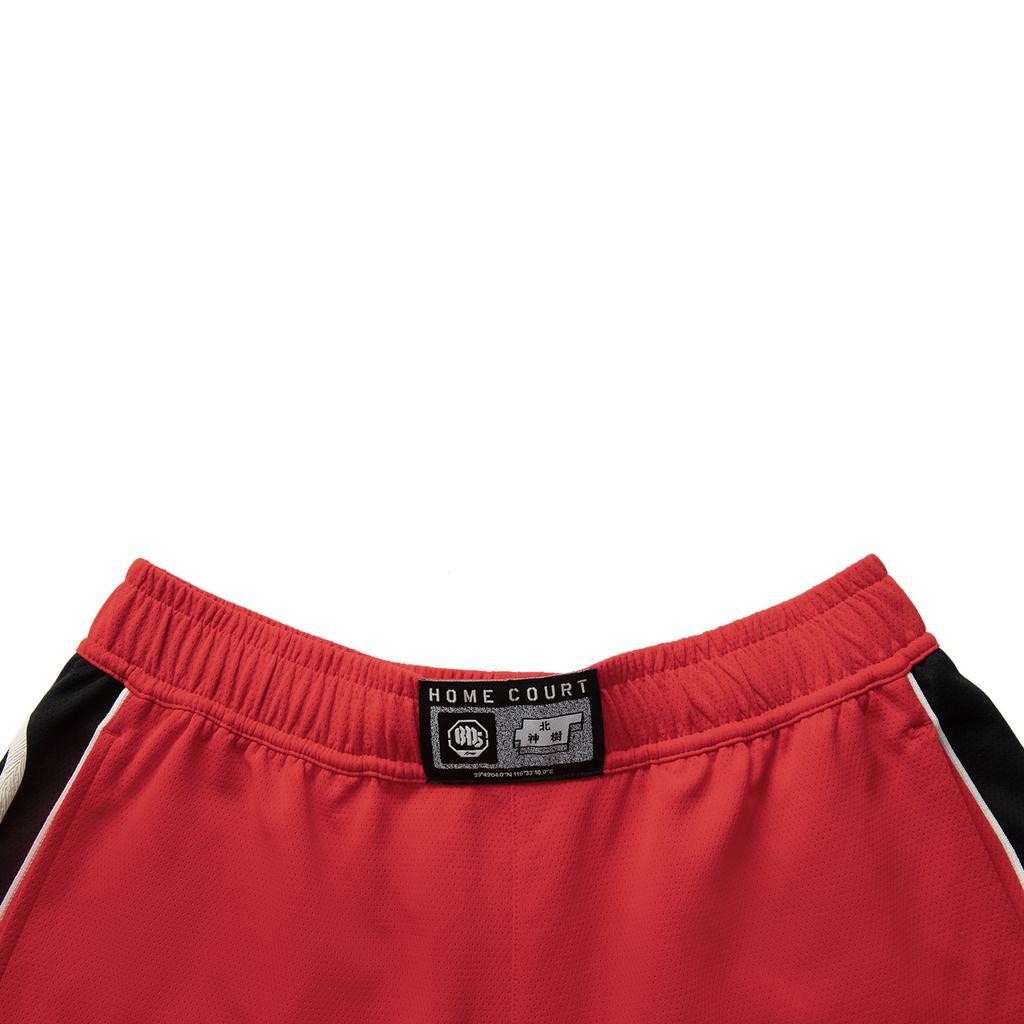 Li Ning Bad Five Quick-Dry Cool Loose Fashion Versatile Casual Basketball Game Shorts Men Shorts Honor-Red AAPV133-2