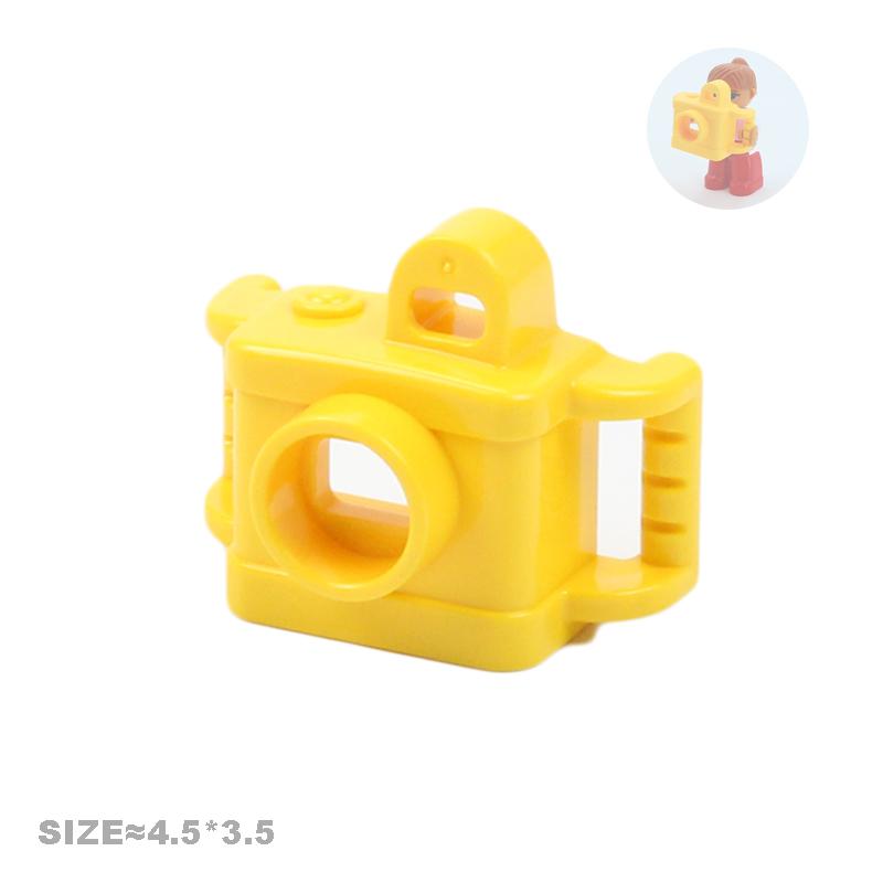 Play House Big Building Blocks Furniture Accessories Utensil Table Chair Compatible Sets Bricks Assemble Toys For Children Gifts