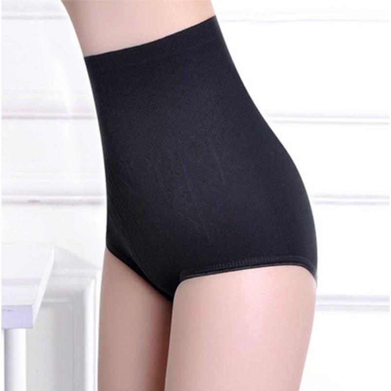 Women's Seamless High Elastic High Waist Tummy Control Body Shaper Briefs For A Flawless Silhouette