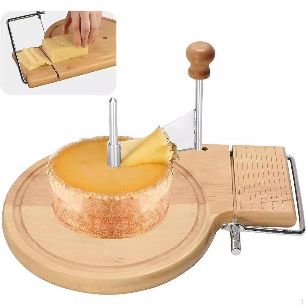 Cheese Shaver with Handle Butcher Block Slicer Manual Versatile Plane Chocolate