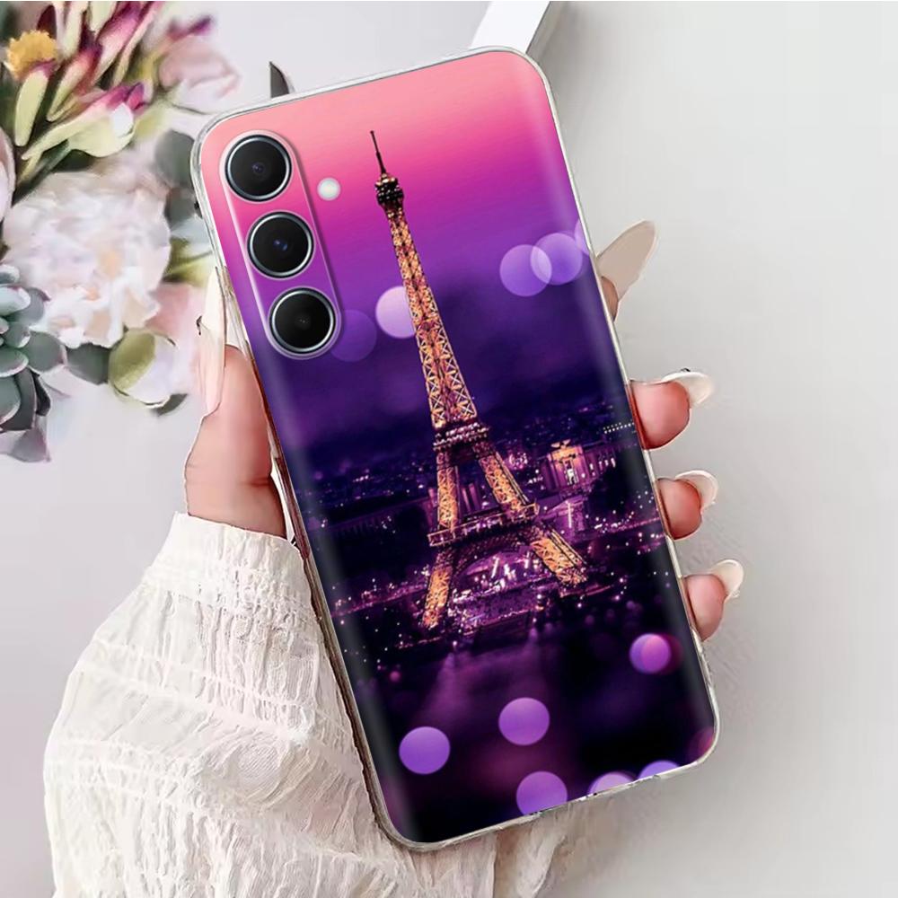 Für Samsung Galaxy A24 4G Hülle Cartoon Weiche Silikon Handyhülle Für Samsung A24 SM-A245F A 24 Rückabdeckung Transparent Fundas Coque