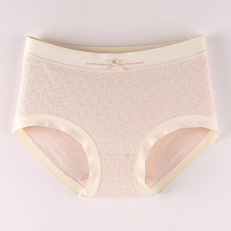

Хлопковые трусики, женское нижнее белье, жаккардовые 5А, антибактериальные шелковые трусы с промежностью для девочек XXL