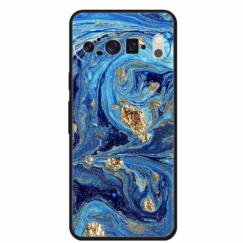 For Google Pixel 10 Pro Case Vivid Graceful Premium Marble TPU Soft Silicone Phone Cases Impact Chic Mineral-Finish Para Cover