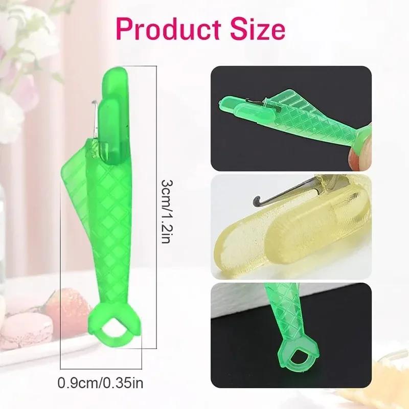 30/60 Pcs Knit and Crochet DIY Knitting & Crochet Punch Needle Hook Handicraft Supplies Sewing Automatic Threading Machine Arts
