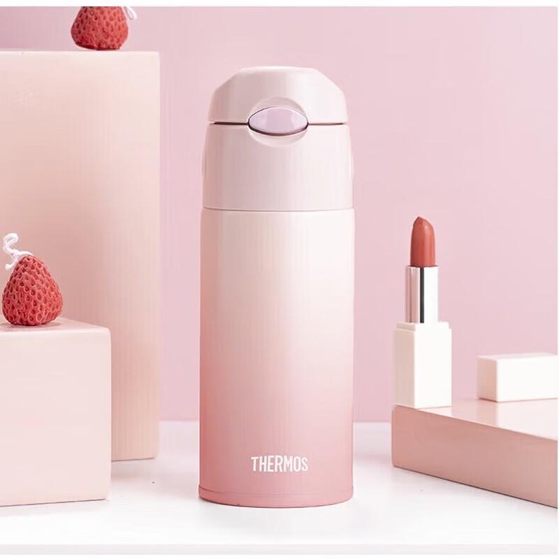 

Thermos 400ml Gradient Insulated Straw Cup
