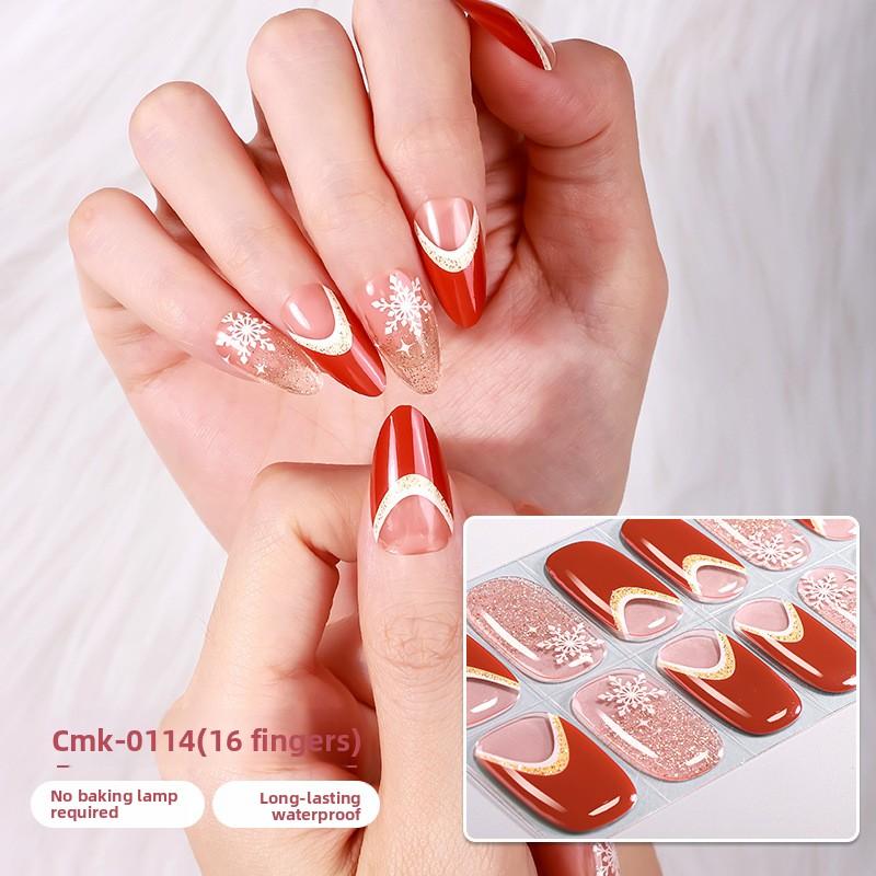 European and American French Nail Art Stickers CMK-0114 красный