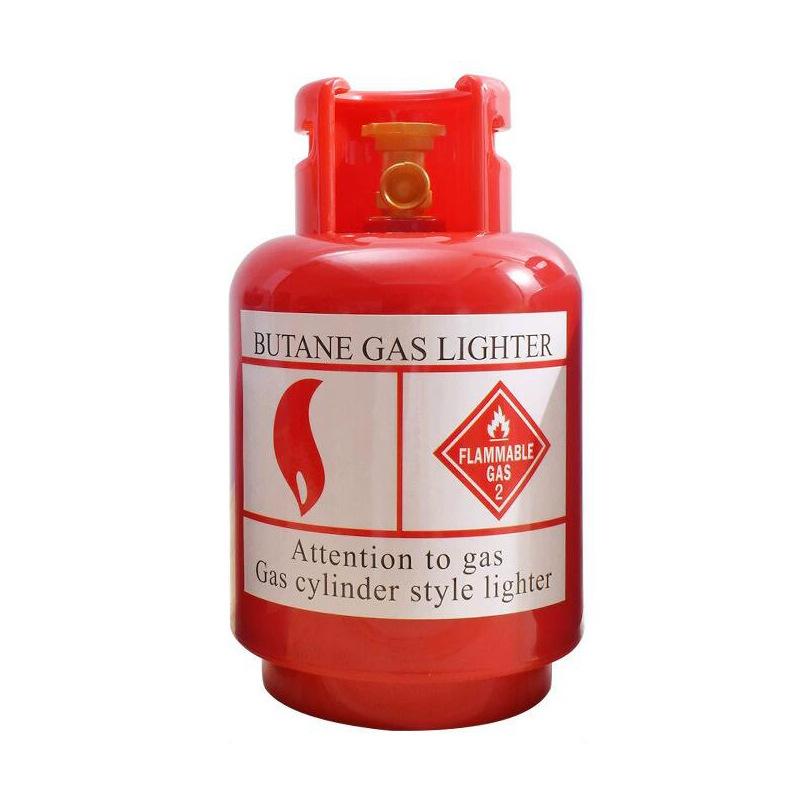Creative Home Decorative Trinket - A Simulated Gas Cylinder-shaped Piggy Bank For Children, Made Of Plastic