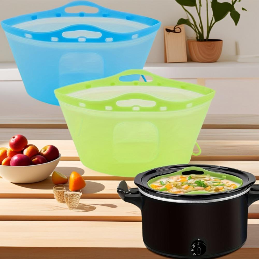 Reusable Slow Cooker Insert Bag Hear-Resistant Slow Cooking Pot Liner Braised Beef