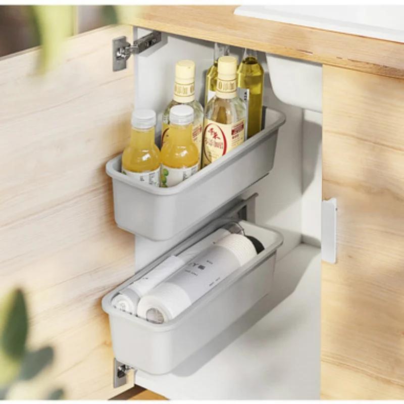 1PC Kitchen Storage Rack Drawer Organizer Under Sink Bathroom Stand Wall-mounted Storage Shelf Space Saver Closet Boxes