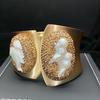 European Version Wide-sided Double-headed Baroque Freshwater Pearl Bracelet, Bracelet Inlaid with Super Shiny and Super Bright Bracelet
