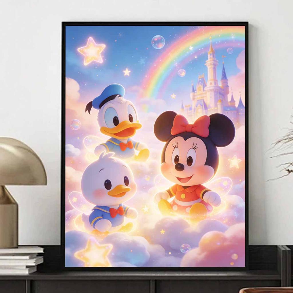 Disney Diamond Art Painting Kit Donald Daisy Minnie Home Wall Decor Handmade Gift Craft