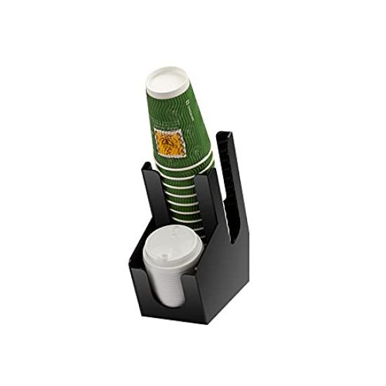 Acrylic paper cup holder, cup stand, coffee cup dispenser for convenience stores, buffets, offices, and more.