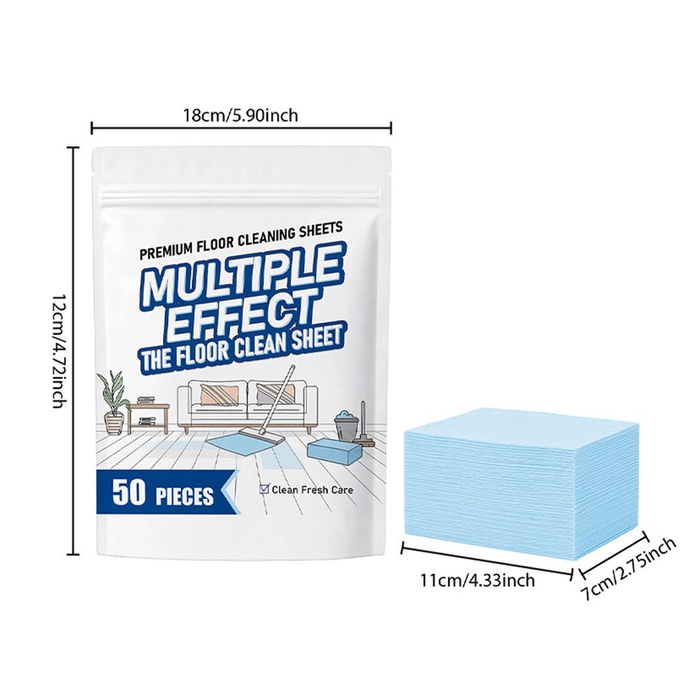 Premium Floor Cleaning Sheets Concentrated Floor Mopping Slices Deep Stain Removal Rapid Dissolve For Hardwood,Tile &Living Room