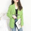 2025 Korean Style Women's Chic Casual Loose Long Sleeve Suit Top for Spring and Autumn