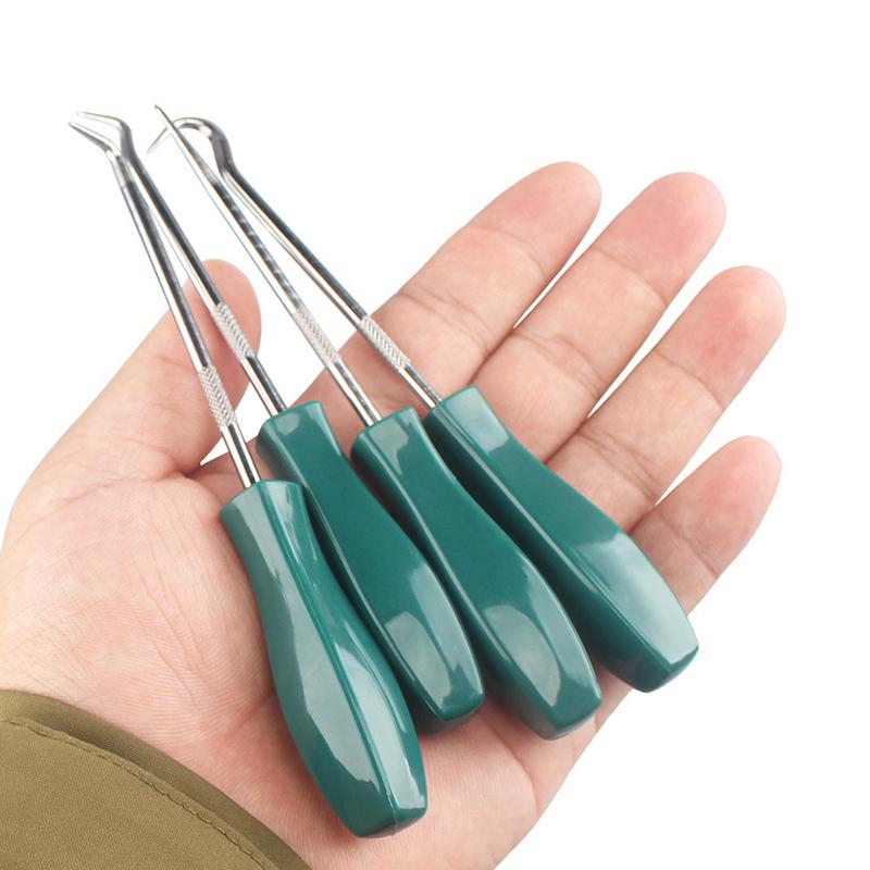 4Pcs Car Auto Vehicle Oil Seal Screwdrivers Set O-Ring Seal Gasket Puller Remover Pick Hooks Car Repair Disassembly Tools