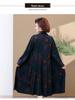 Elegant Autumn Trench Coat Dress Set for Mature Women: Long-Sleeved, Over-the-Knee Two-Piece with Stylish Design