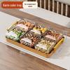 Elegant Multi-Section Candy Dish for Home: Nut & Dried Fruit Tray