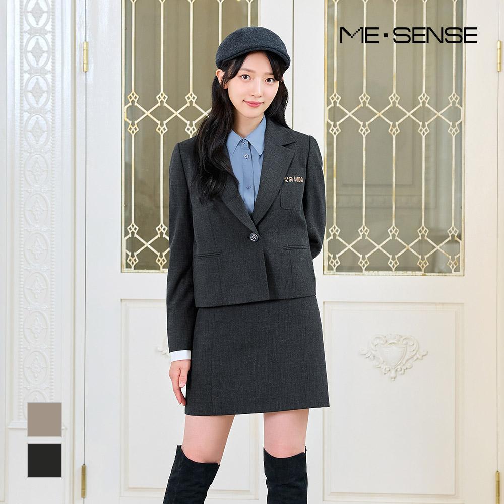 MESENSE Modern Check Mini Skirt_Mb39Skm183Z