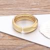 New Arrival 9 Colors Enamel Adjustable Opening Zircon Ring For Women Wedding Party Jewelry Trendy Candy Stackable Finger Ring