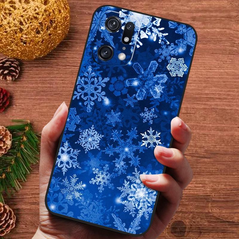 Christmas Painted Cover For Oppo Find X9 X8 Ultra X5 Pro X3 Neo Lite Case Silicone Soft Phone Cover For FindX9 Pro Capa Fundas