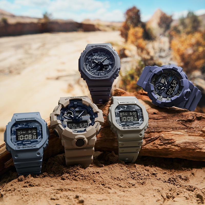 CASIO Men G-SQUAD Series Blue Watch DW-5600CA-2PR DW-5600CA-2PR