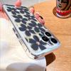 Dark Floral Pattern with Beige Centers Lucency Phone Case for IPhone 14 15 16 13 12 11 17 Pro Max 12 13 Mini Soft Cover