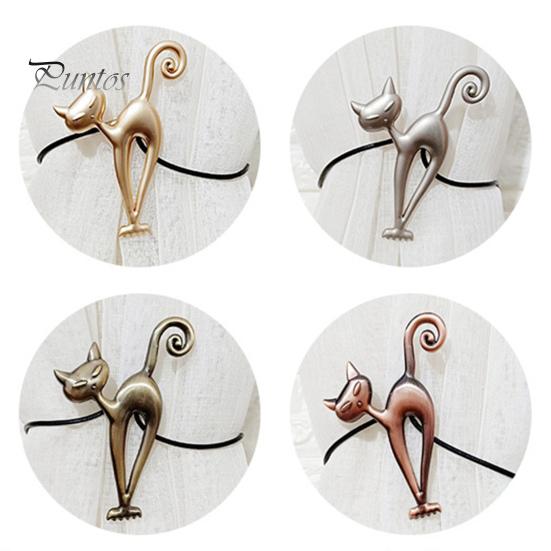 Gardinbindning Magnetisk Bred applikation Legering Kattform Minidraperi Hållback Hushållsartiklar