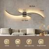 LED Wall Light - NETTLIFE - 100 Cm - 14 W - Black - 3000 K