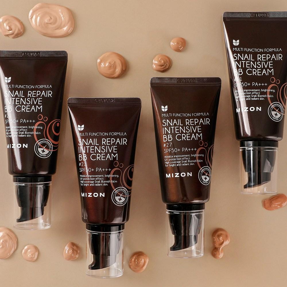 MIZON Snail Repair Intensive BB Cream SPF50+ PA+++ 50gml(4 couleurs)