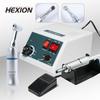 HEXION 35000 tr/min Ensemble de micromoteur de laboratoire dentaire - TYPE E, 18Poignées & 1:1 pièce à main et tête de polissage - Meulage, Polissage & Manucure