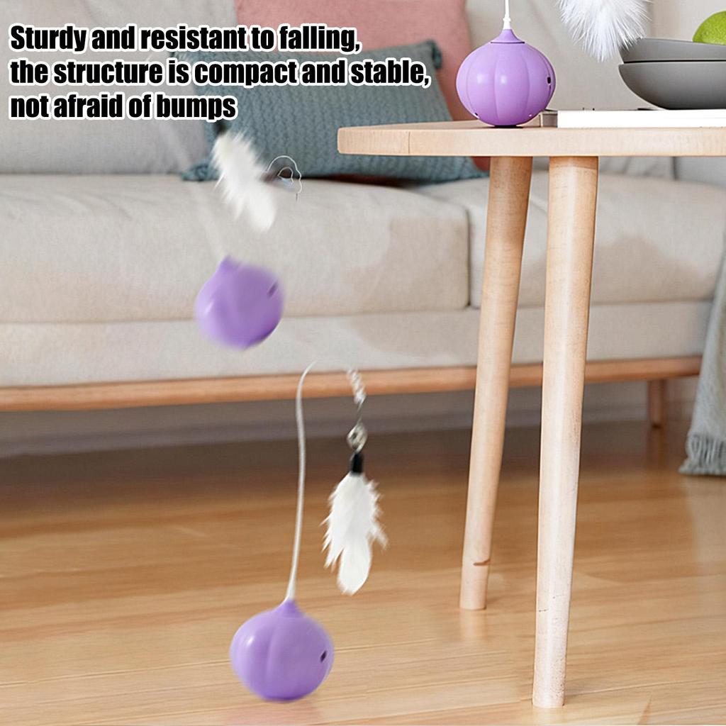 Interactive Automatic Cat Toy Electronic Self-Balancing Pet Kitten Supplies Electronic Automatic Kitten Toys For Indoor Play