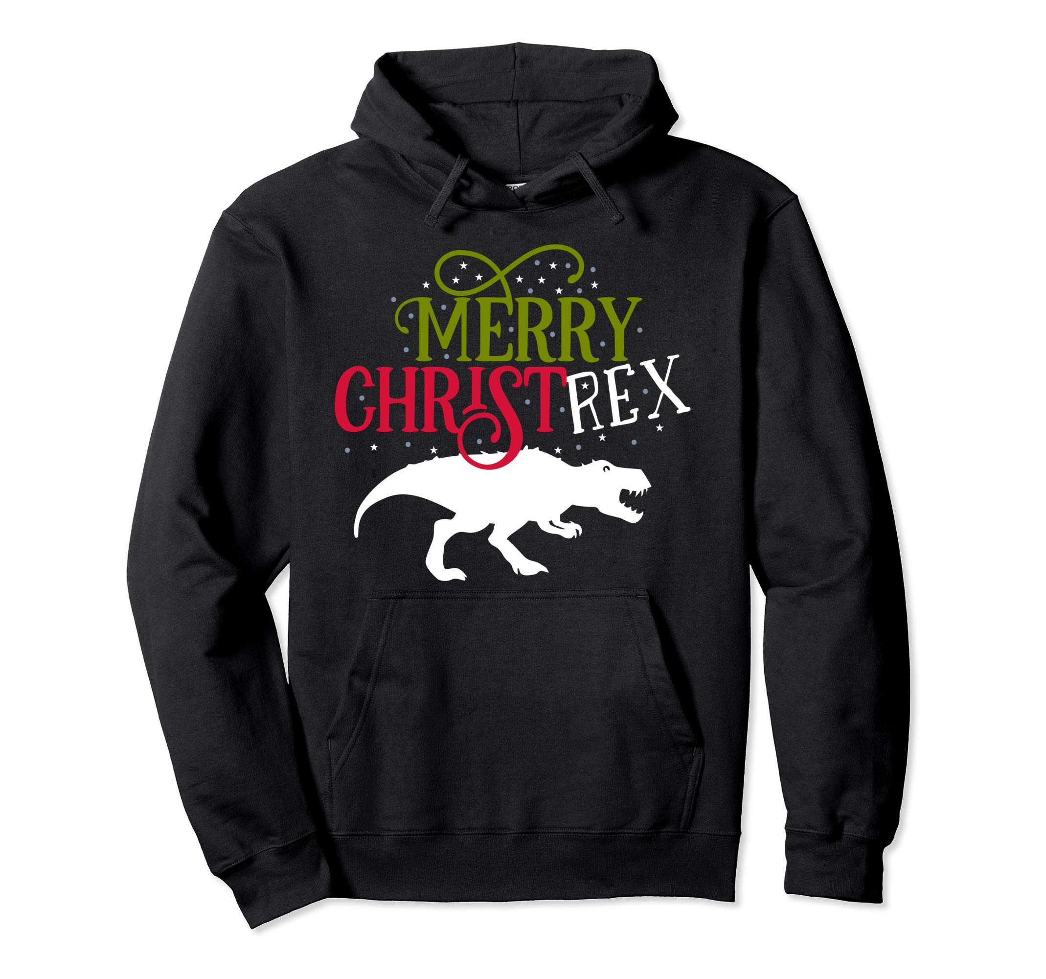 

Рождественский подарок T Rex Dinosaur Christmas Dino Hoodie чёрный