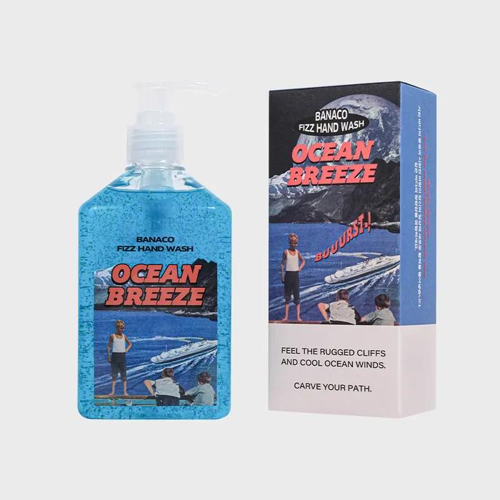 Bananaco Fizz Hand Wash (300ml) Moisturizing Fragrance [Green Note, Oris, Rosemary, Bergamot, Mandarin, Cedarwood]