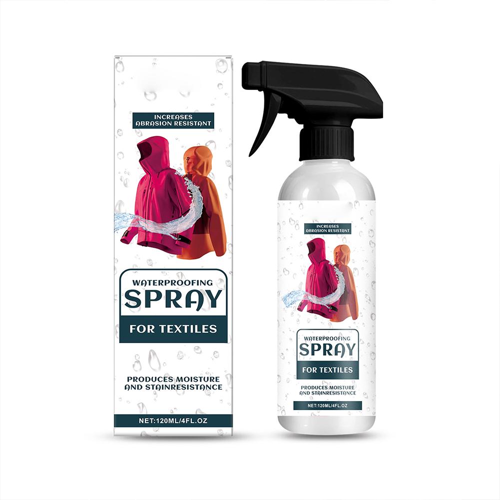 

Textile Waterproofing Spray 120ml Multi Fabric Water Repellent For Clothes Shoes Bags Quick Drying Stain Protection Coating 1PCS A