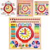 Wooden Calendar Clock Puzzle For Kids Educational Learning Toy For Preschool